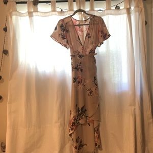 Floral Wrap Dress